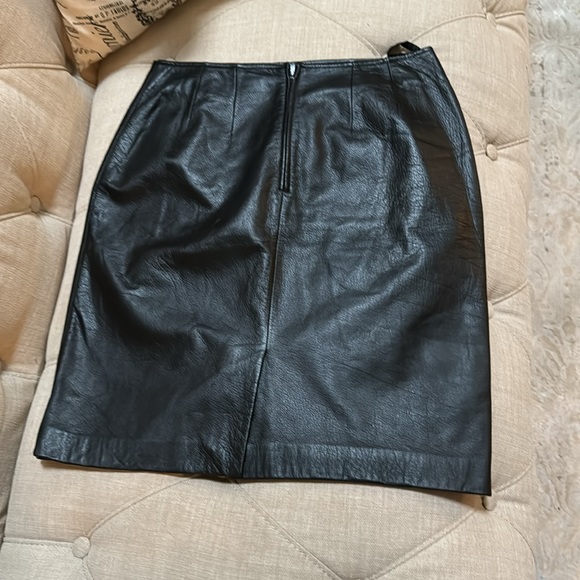 apostrophe leather skirt size 4 - Picture 2 of 6